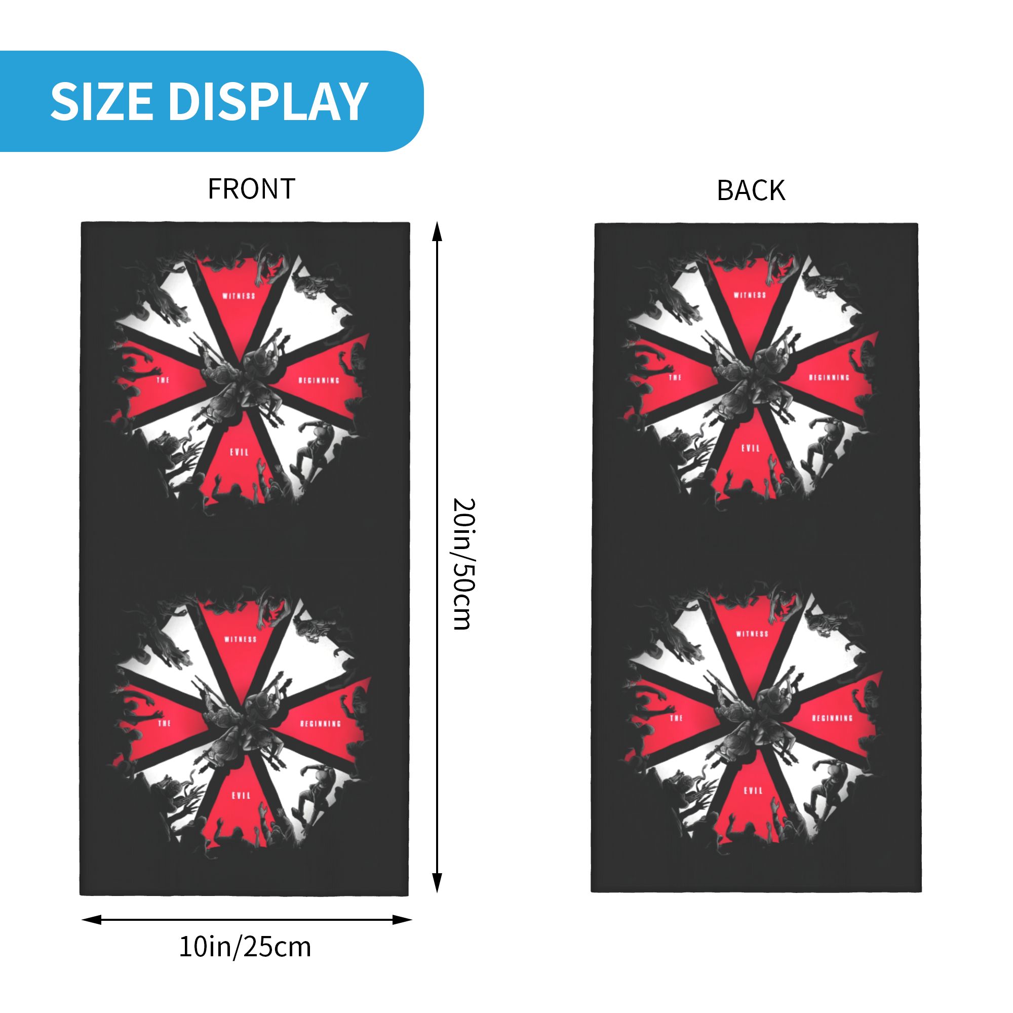 Umbrellas Corporations Residen - مراجعة Neck Gaiter Face Cover وسعره