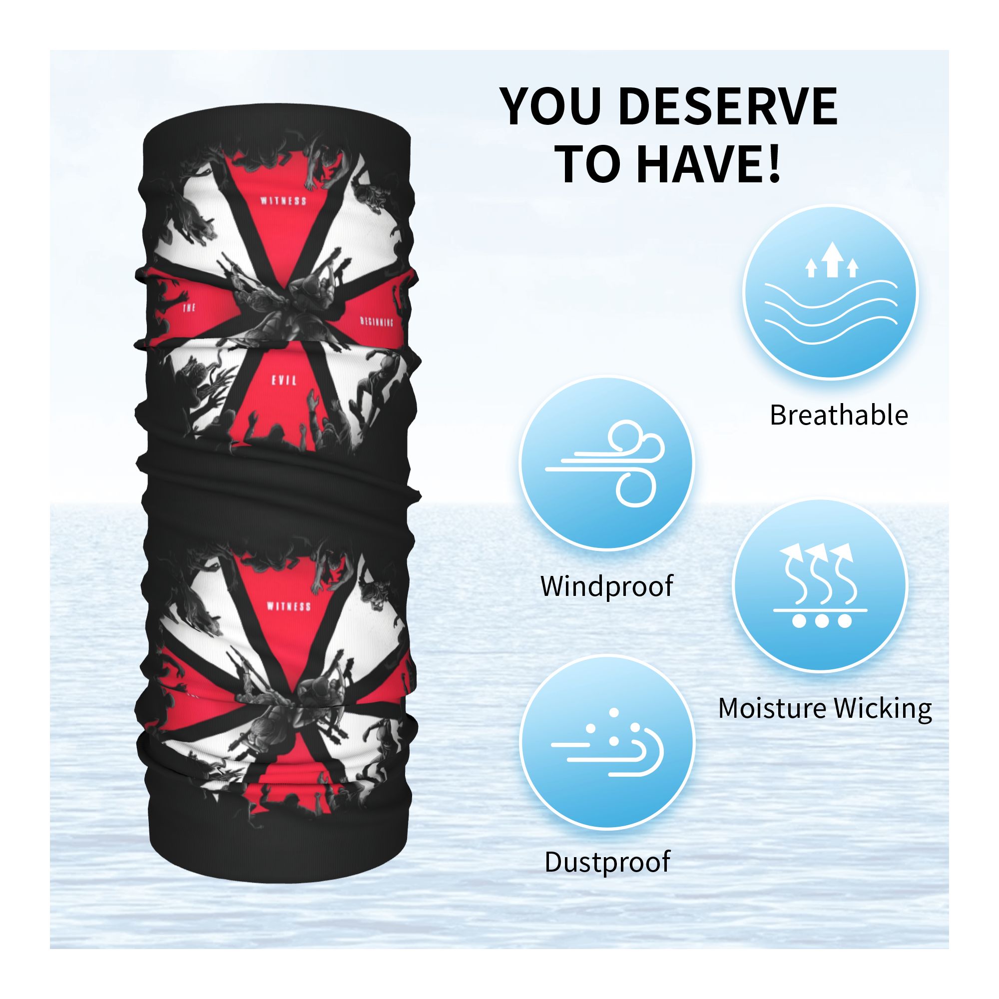 Umbrellas Corporations Residen - مراجعة Neck Gaiter Face Cover وسعره