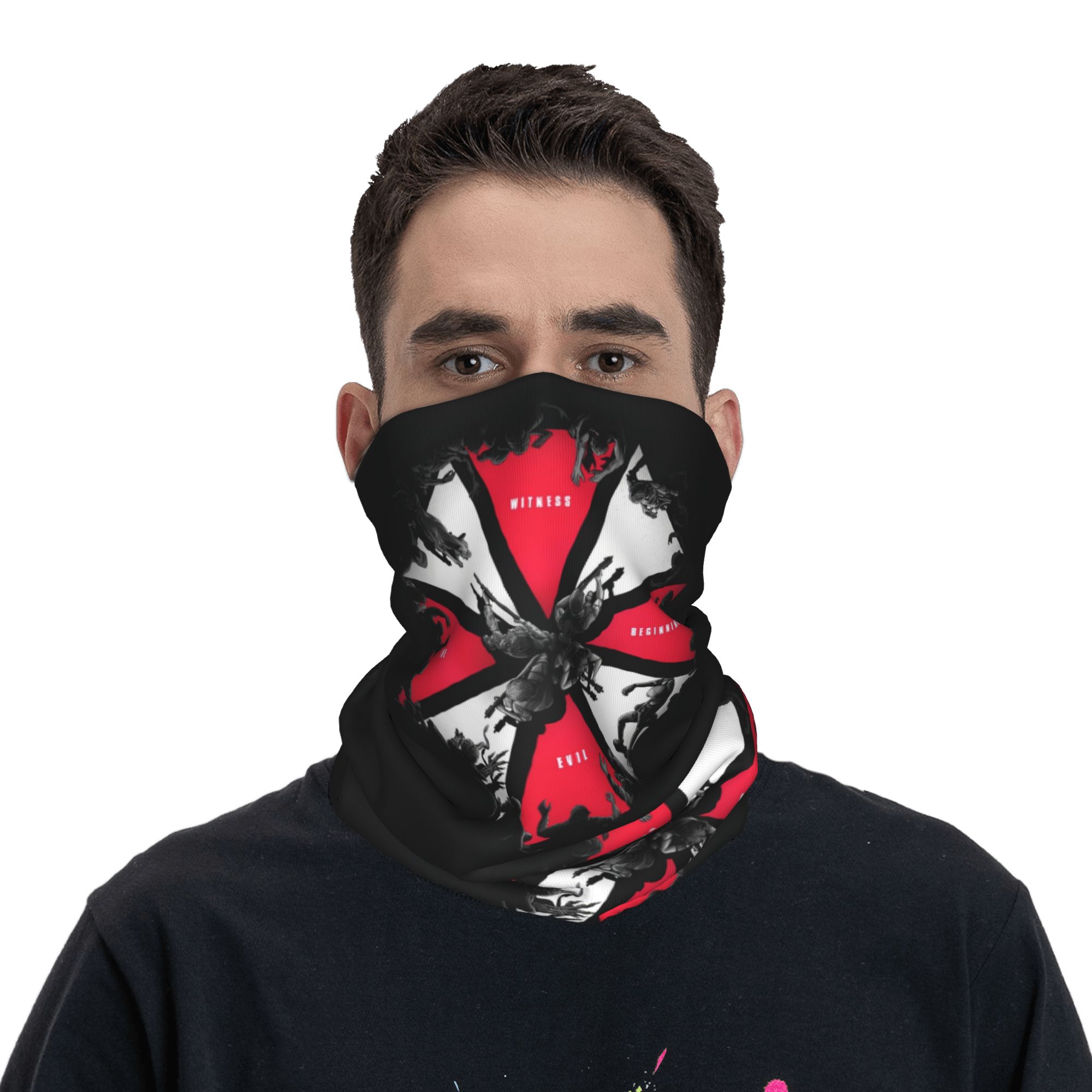 Umbrellas Corporations Residen - مراجعة Neck Gaiter Face Cover وسعره