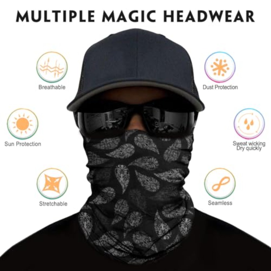 Neck Gaiter for Men Women Head - مراجعة Neck Gaiter Face Cover وسعره