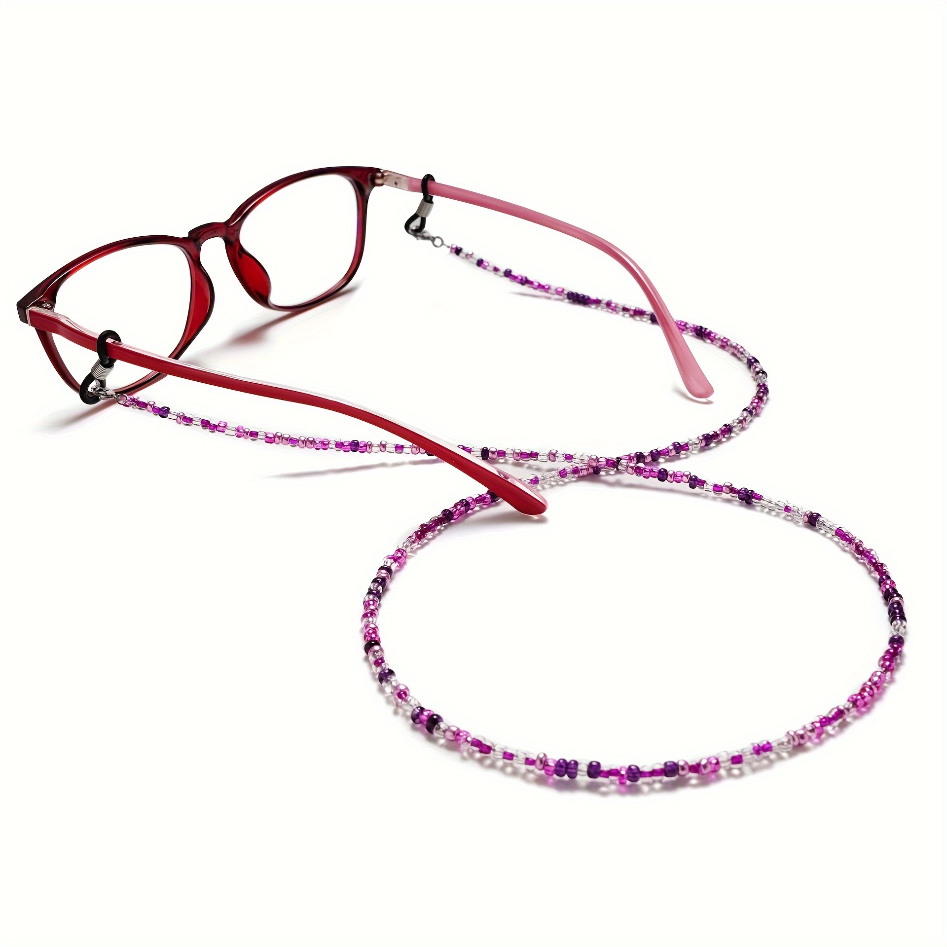 Boho Beaded Glasses Lanyard St - مراجعة Mask Lanyard Adjustable وسعره