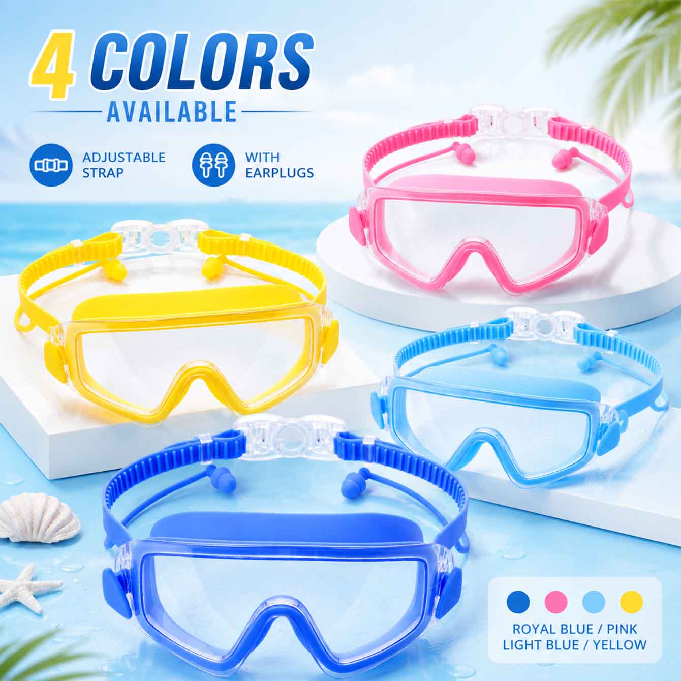 1PC Swim Goggles Snorkel Divin - مراجعة Anti Pollution Mask وسعره