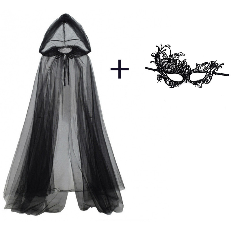 2pcs Set of Black Veil Cape An - مراجعة Black Face Mask Pack وسعره