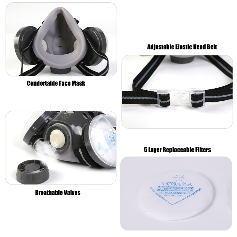 New Anti Dust Mask Full Face R - مراجعة Anti Pollution Mask وسعره