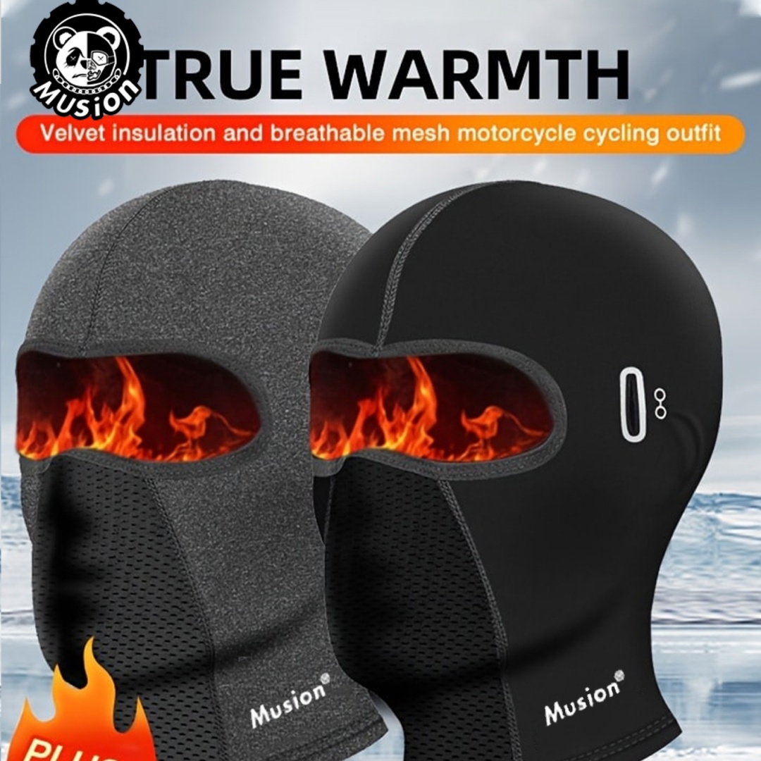 Musion Balaclava Full Face Mas - مراجعة Mask Lanyard Adjustable وسعره