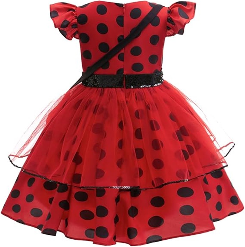 Girls Cosplay Costume Polka Do - مراجعة Kids Face Mask وسعره