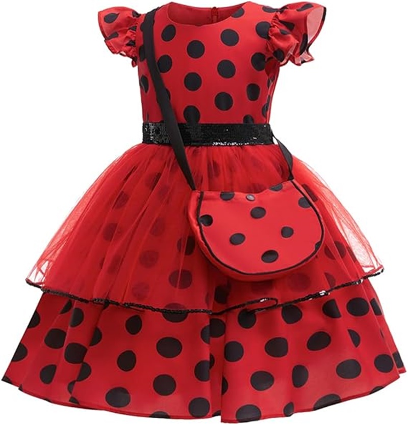Girls Cosplay Costume Polka Do - مراجعة Kids Face Mask وسعره