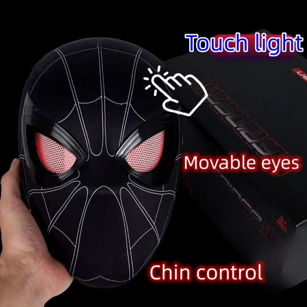 Movie Spidey Mask Eyes Glowing - مراجعة Kids Face Mask وسعره
