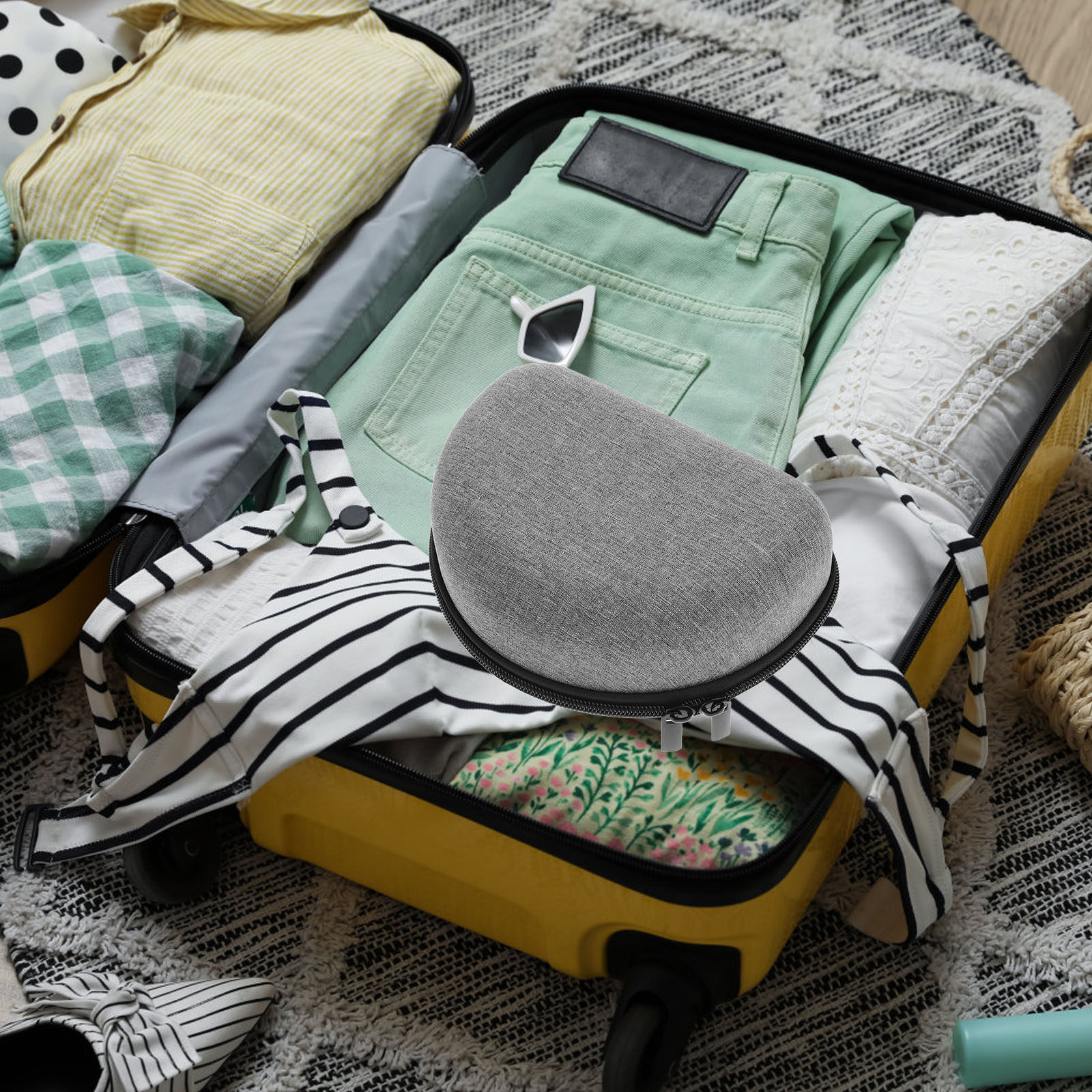Portable Case Hard Shell Full  - مراجعة Mask Case Hard Shell وسعره