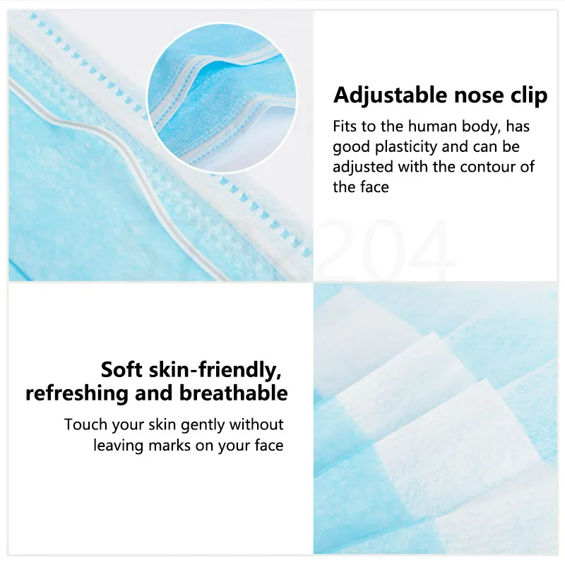 100/200pcs Nipah Virus Persona - مراجعة Disposable Surgical Mask وسعره