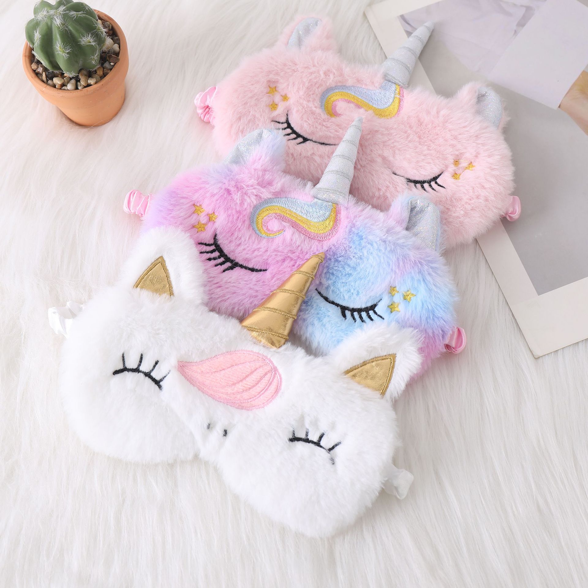 Soft Plush Sleeping Eye Masks  - مراجعة Kids Face Mask وسعره