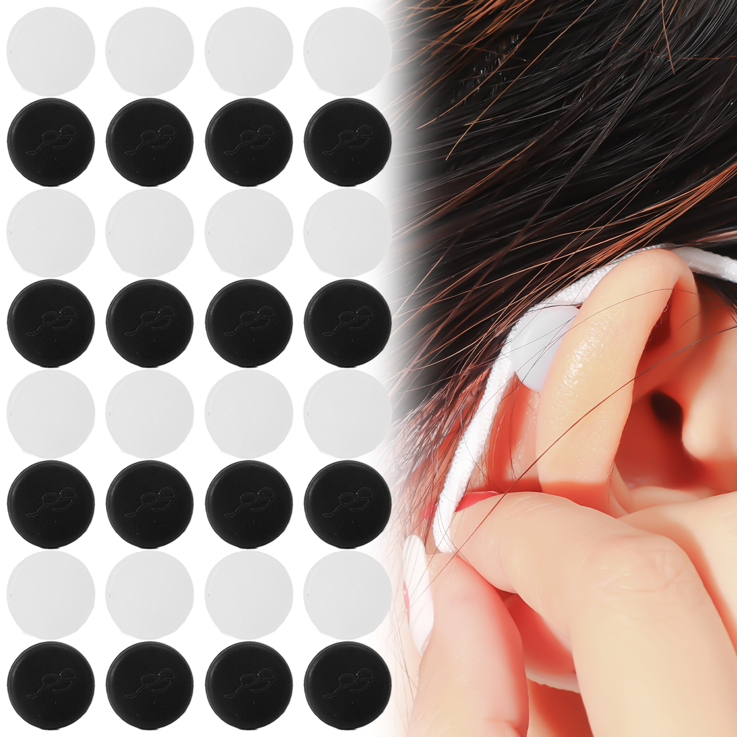 New Round Eyeglasses Mask Ear  - مراجعة Silicone Mask Bracket وسعره