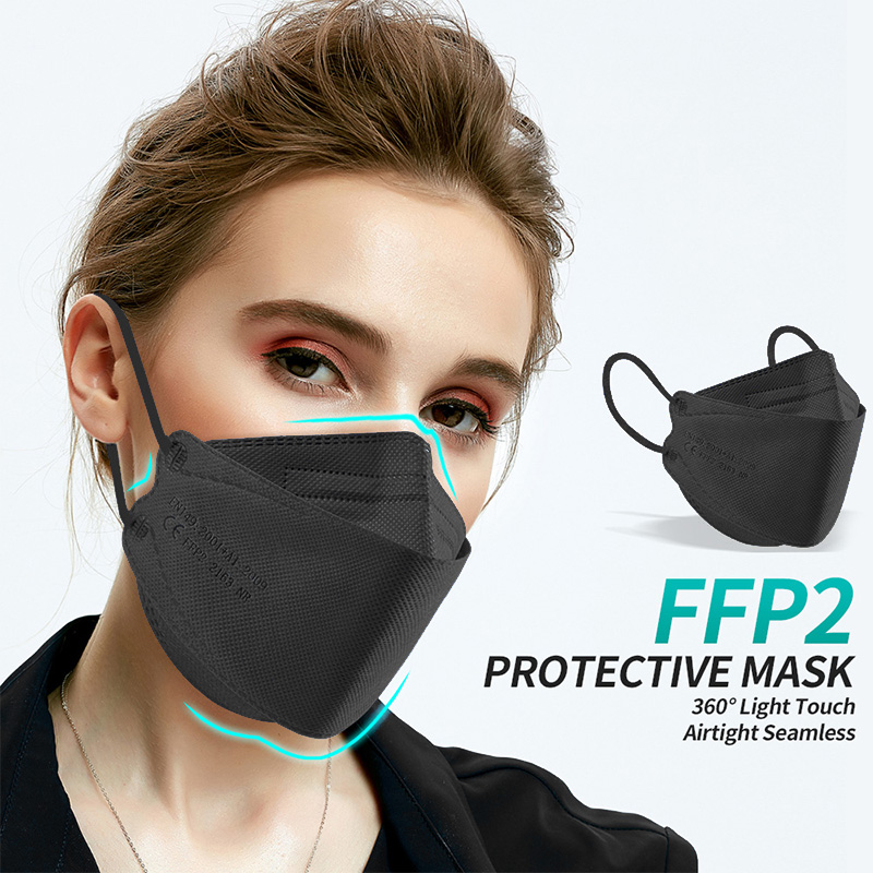 10-200pcs ffp2 mascarillas CE  - مراجعة Disposable Surgical Mask وسعره