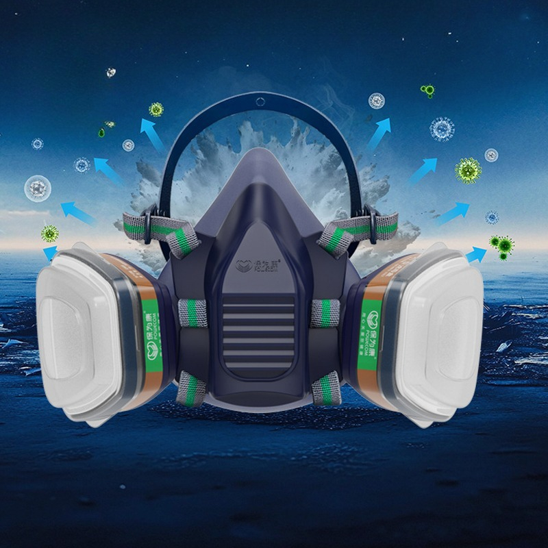 Gas Mask Half Full Face Protec - مراجعة Respirator Half Face وسعره