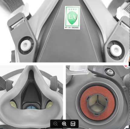 M 6100=S/ 6200=M/ 6300 =L resp - مراجعة Dust Mask Construction وسعره