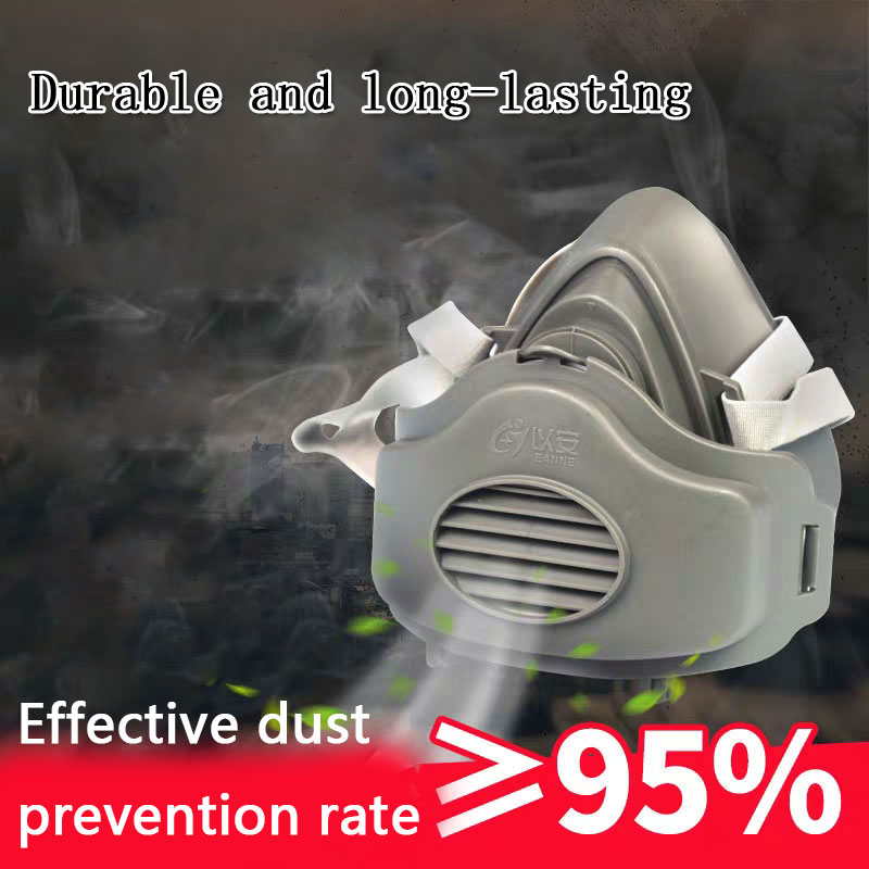 House Clean Work Safety Rubber - مراجعة Kn95 Respirator Mask وسعره