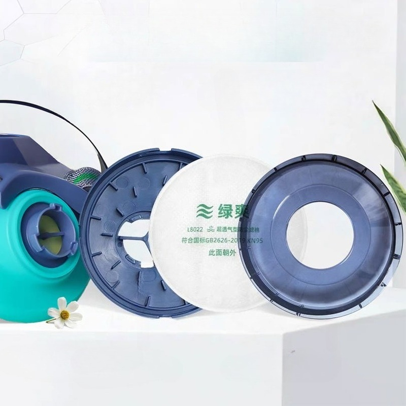 Dual Filter Silicone Half Face - مراجعة Kn95 Respirator Mask وسعره