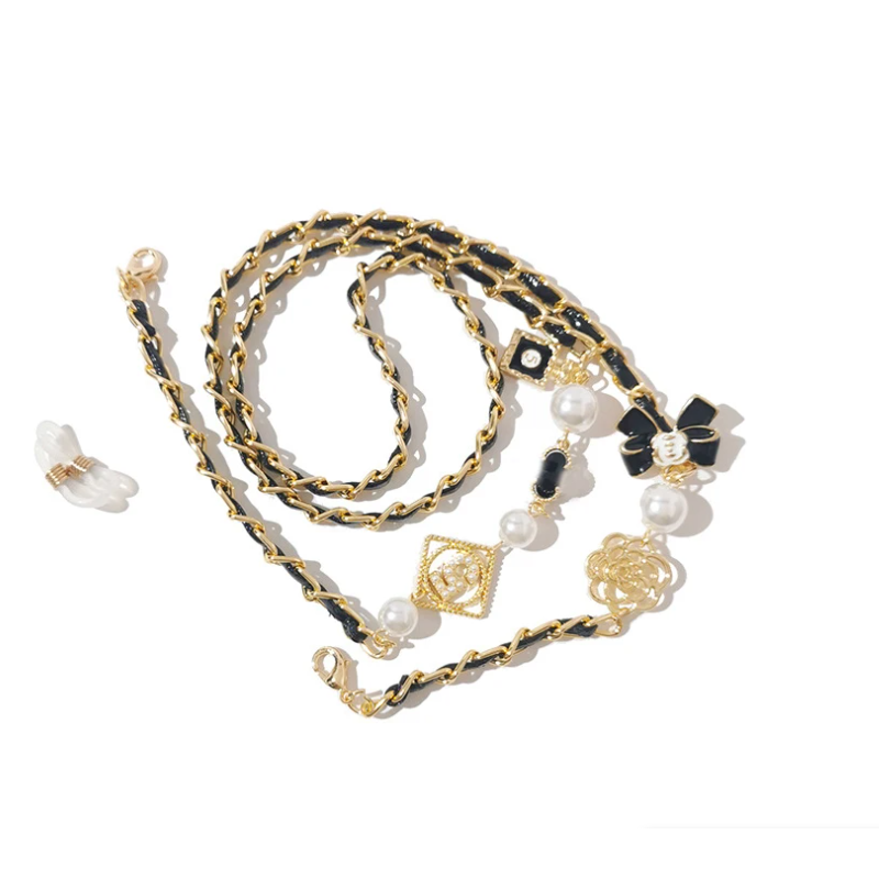 Vintage Pearl Glasses Chain An - مراجعة Mask Chain Holder وسعره