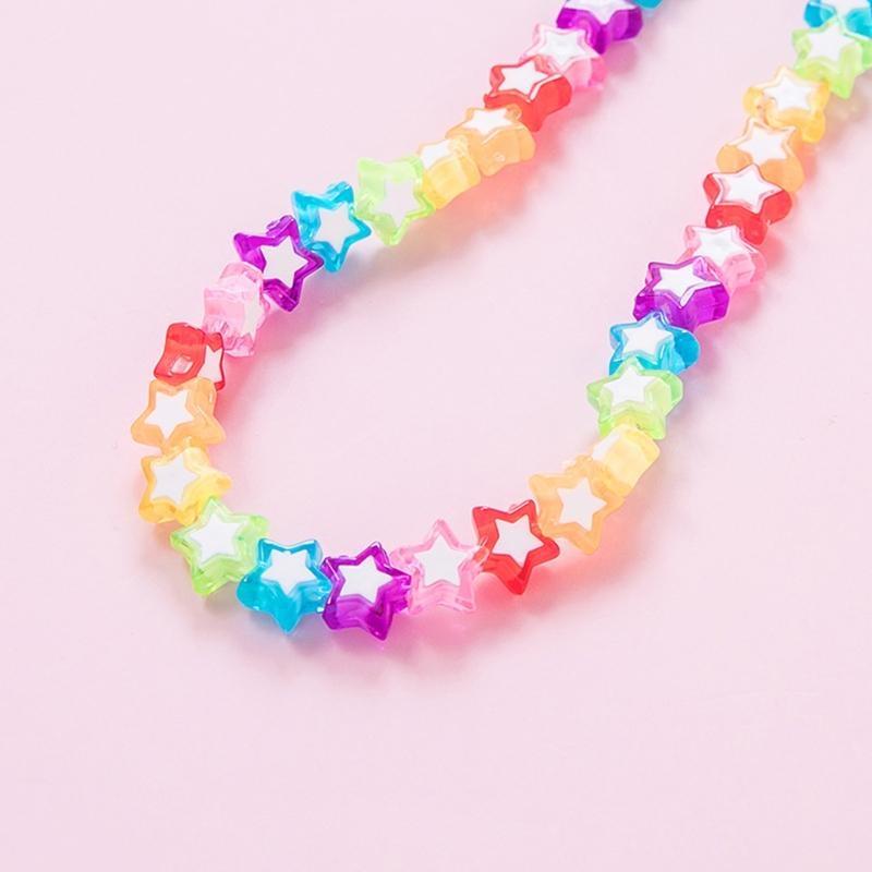 A52E Kids Acrylic Rainbow Colo - مراجعة Mask Chain Holder وسعره
