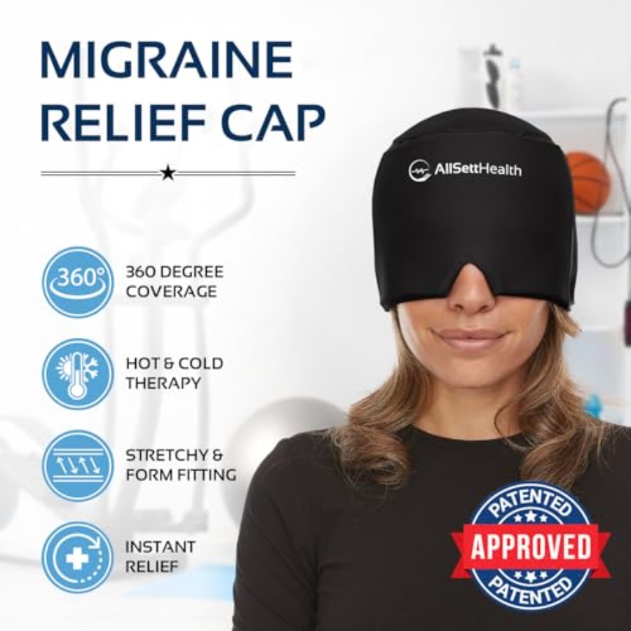Migraine Relief Cap Ice Head W - مراجعة Black Face Mask Pack وسعره