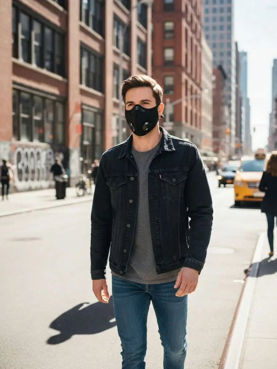 2-Pack Reusable Half Face Mask - مراجعة Black Face Mask Pack وسعره