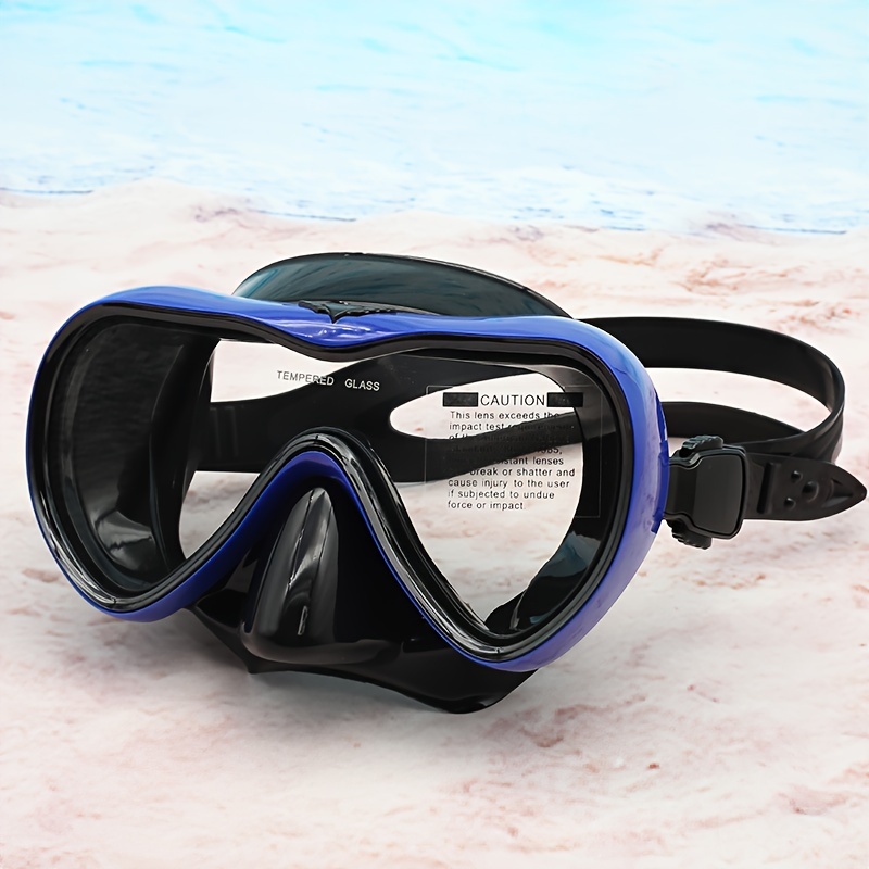 Adult Snorkel Mask, HD Tempere - مراجعة Silicone Mask Bracket وسعره