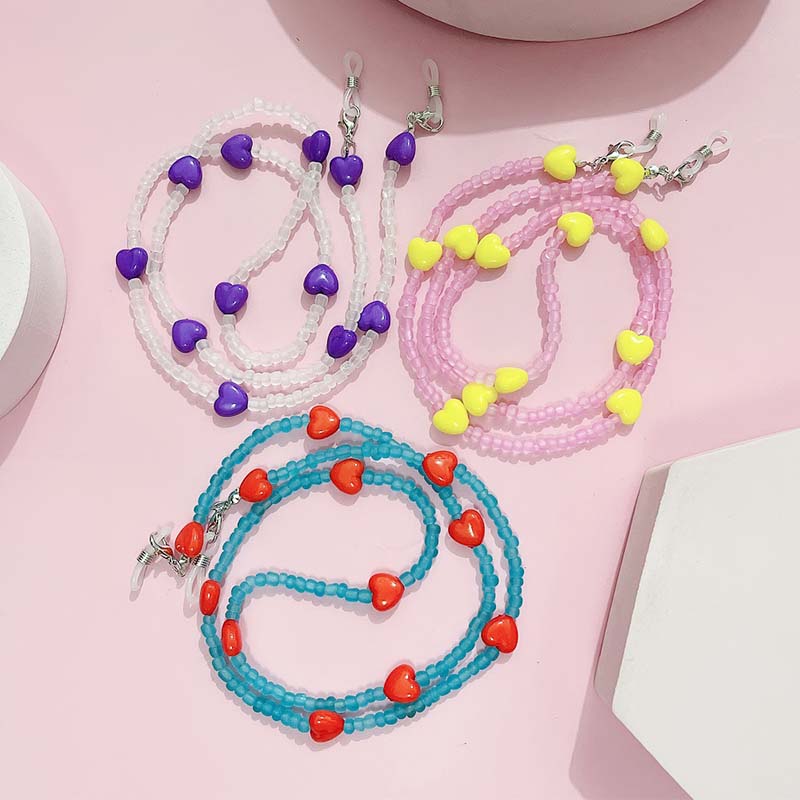 Trendy Peach Heart Anti Slip R - مراجعة Mask Chain Holder وسعره